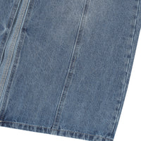 W A Line Denim Maxi Skirt - M/Indigo