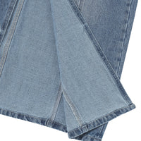 W A Line Denim Maxi Skirt - M/Indigo