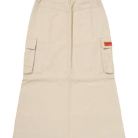 W Long Cargo Skirts - Beige