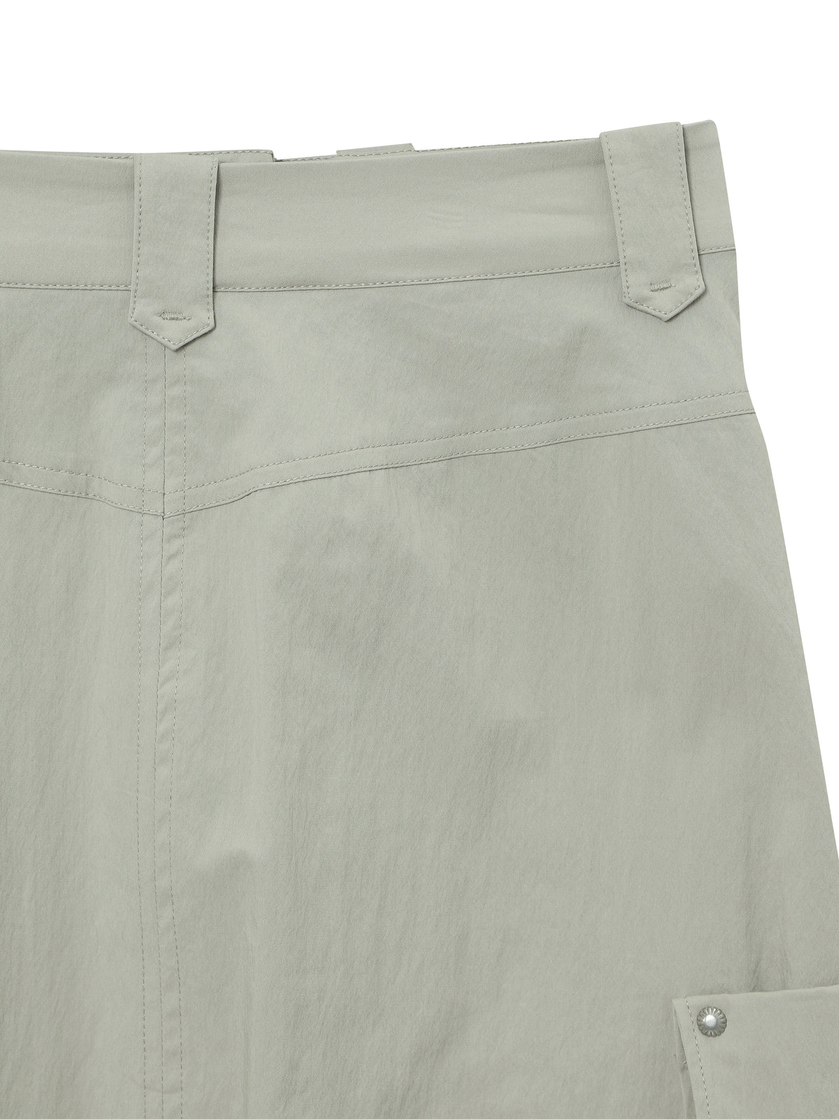 W Nylon Cargo Skirt
