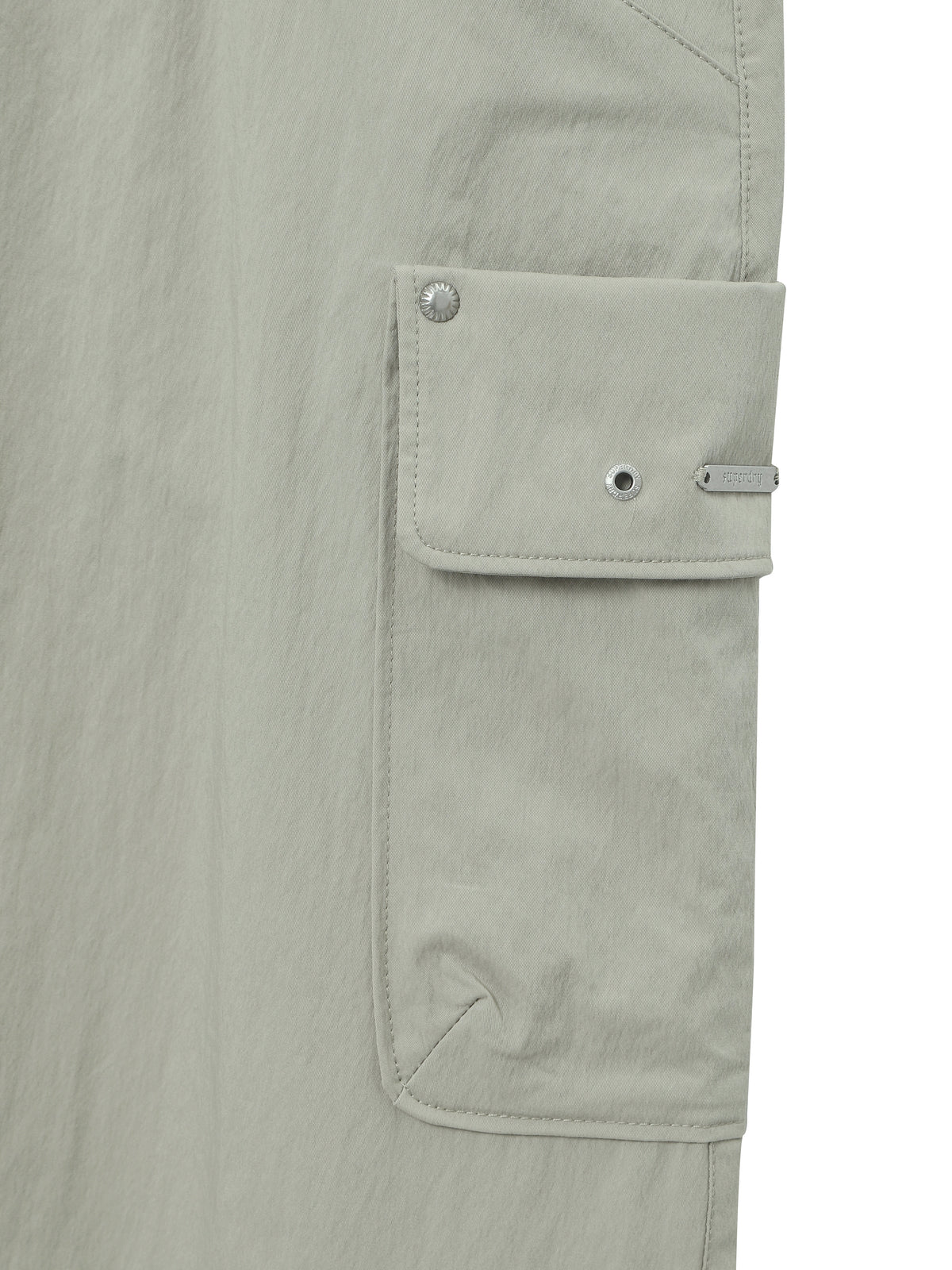 W Nylon Cargo Skirt