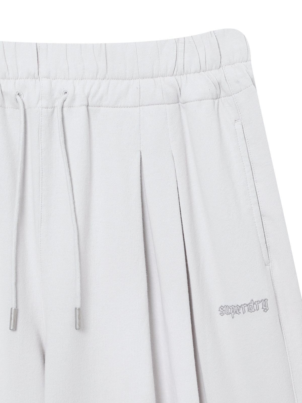 W Double Pleat Washed Sweatpan