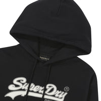 W Vintage Logo Crop Hoodie