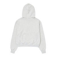 W Vintage Logo Crop Hoodie