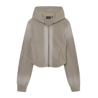 W Vintage Panel Zip-Up Hoodie