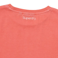 W Crop Fit Vintage Half T-Shirt