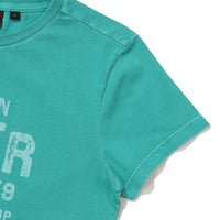 W Crop Fit Vintage Half T-Shirt