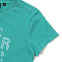 W Crop Fit Vintage Half T-Shirt