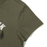 W Crop Camp Half T-Shirt