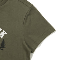 W Crop Camp Half T-Shirt