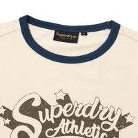 W Crop Raglan Festival Half T-Shirt