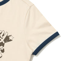W Crop Raglan Festival Half T-Shirt