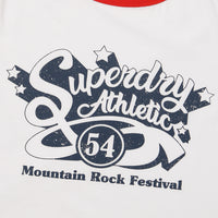 W Crop Raglan Festival Half T-Shirt