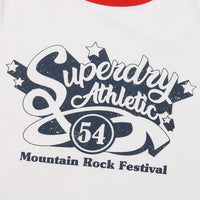 W Crop Raglan Festival Half T-Shirt