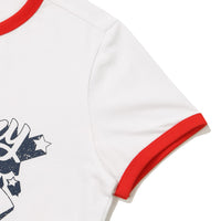 W Crop Raglan Festival Half T-Shirt
