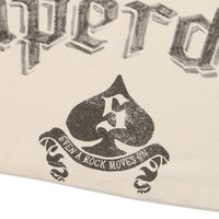 W Tight Crop Rock N Roll Half T-Shirts