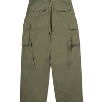 Cargo Wide Parasuit Pants - Khaki