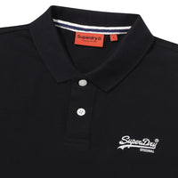 Vintage Logo Polo Shirt - Black