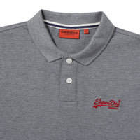 Vintage Logo Polo Shirt - Medium Grey