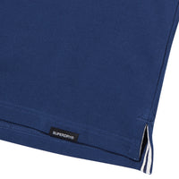 Athletics Felt Polo Shirt - D/Blue