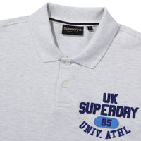 Athletics Felt Polo Shirt - L/Grey