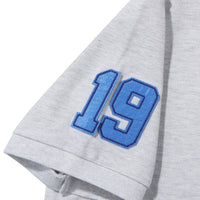 Athletics Felt Polo Shirt - L/Grey