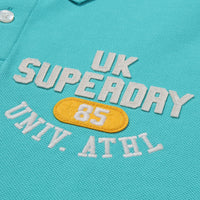 Athletics Felt Polo Shirt - Mint