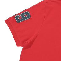 Athletics Felt Polo Shirt - Red