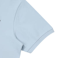 Tiger Logo Polo Shirt - Grey/Blue