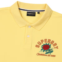 Rose Logo Polo Shirt - Yellow