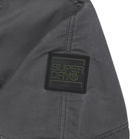 Hooded Signature Windbreaker Jacket - Charcoal