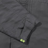 Hooded Signature Windbreaker Jacket - Charcoal