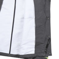 Hooded Signature Windbreaker Jacket - Charcoal