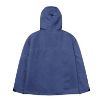 Hooded Signature Windbreaker Jacket - D/Blue