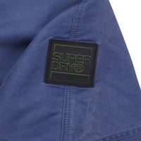 Hooded Signature Windbreaker Jacket - D/Blue