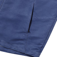 Hooded Signature Windbreaker Jacket - D/Blue