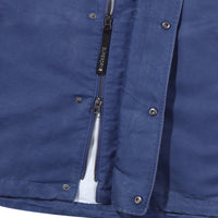 Hooded Signature Windbreaker Jacket - D/Blue
