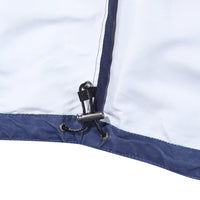 Hooded Signature Windbreaker Jacket - D/Blue