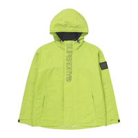 Hooded Signature Windbreaker Jacket - Lime