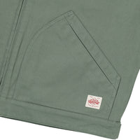 Zip Through Chore Jacket - Khaki