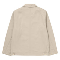 Zip Through Chore Jacket - L/Beige