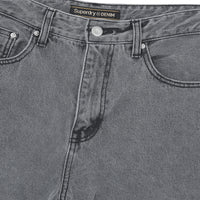 Double Knee Carpenter Denim Pants - Grey