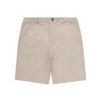 Label Cotton Chino Shorts - L/Beige