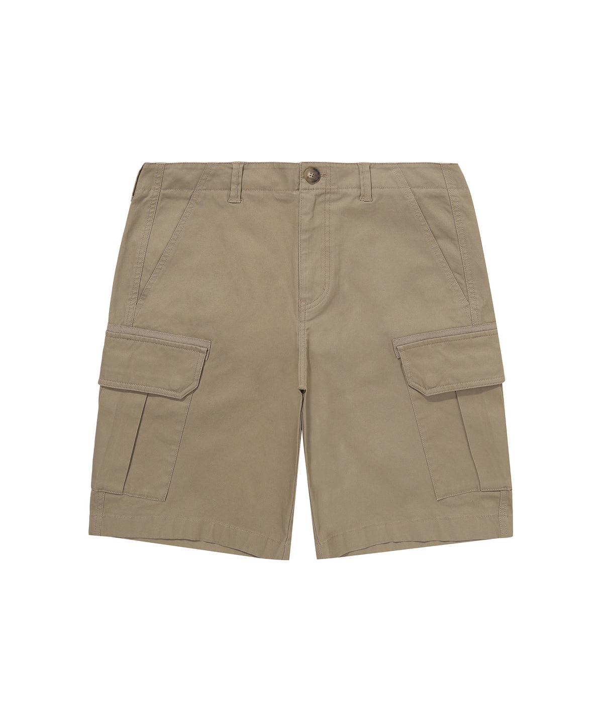 Label Cargo Cotton Shorts
