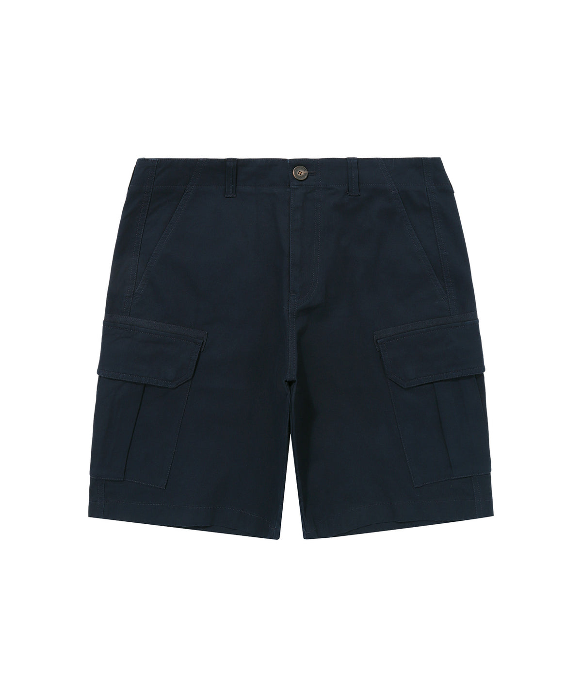 Label Cargo Cotton Shorts