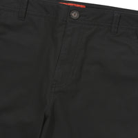 Label Slim Cargo Pants - Black