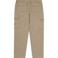 Label Slim Cargo Pants - D/Beige