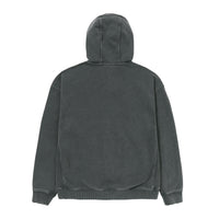 Vintage Washed 2Way Zip-Up Hoodie - D/Grey