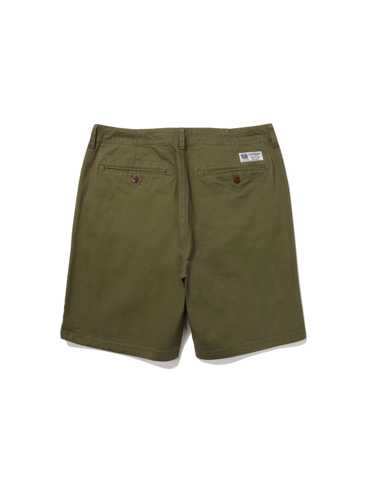 Cotton Chino Shorts - Khaki