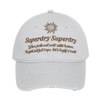 Vintage Embroidery Ball Cap - Grey
